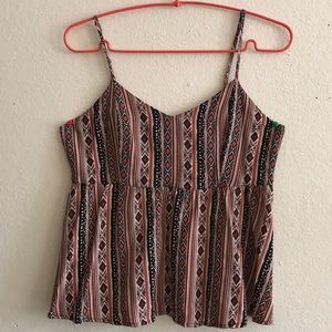 Tribal print tank